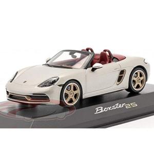 ミニチャンプス 1/43 ポルシェ 718 982 ボクスター 25年 GT シルバー