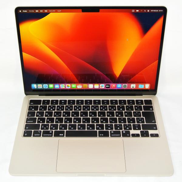 Apple MacBook Air(M2, 2022) FLY13J/A [スターライト] 2022...