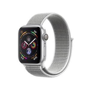 Apple Watch Series 4 GPSモデル 40mm MU652J/A[シルバーアルミニウムケースとシーシェルスポーツループ]新品未使用/メーカー保証付/シュリンク破れ｜et8