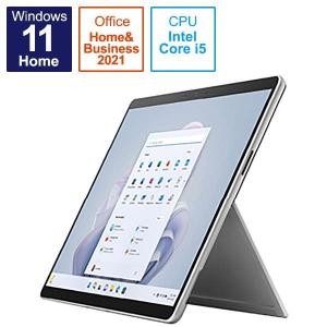 Surface Pro 9 QCB-00011[プラチナ] Core i5-1235U/8GB/SSD128GB/2880x1920/Win11/OfficeHB2021dj/展示美品/送料無料｜et8