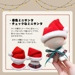 ぬい服 10cm 15cm クリスマス コスチ...の詳細画像4