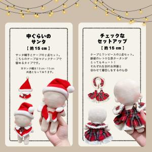 ぬい服 10cm 15cm クリスマス コスチ...の詳細画像5