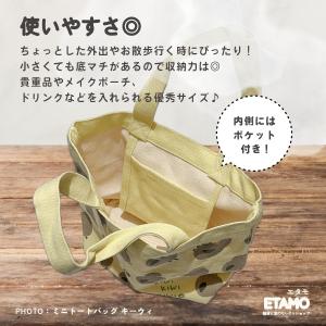 ミニ トートバッグ ミニトート キャンバス 帆...の詳細画像2