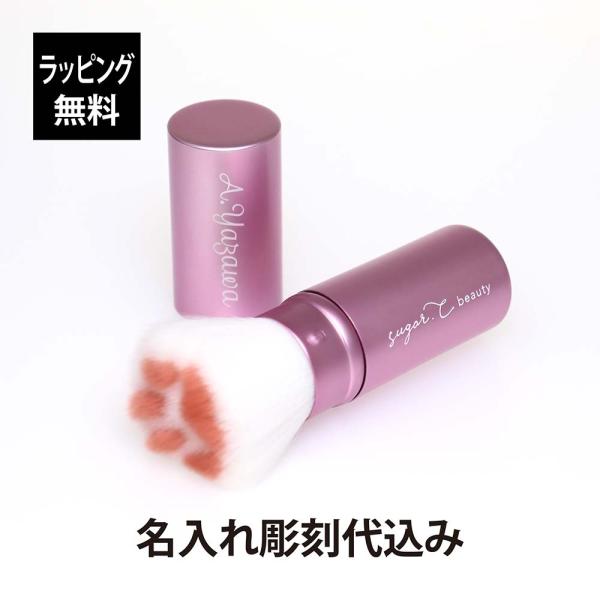 【ラッピング無料】【名入れ代込み】sugar.C beauty ベイビー ニクキュウ ブラシ ピンク...