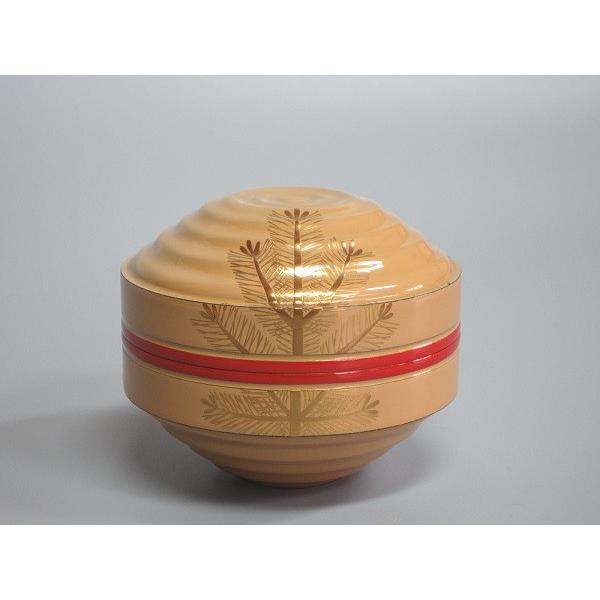 鵬雲斎好写　独楽棗　中谷秀斎造　共箱