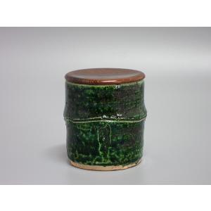 大名物写 槍の鞘肩衝茶入 松本鉄山造 共箱 金剛金襴仕覆 : 茶道具商 越