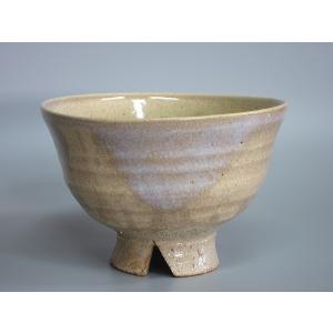 茶碗 茶道具 佐藤友宣作 萬古焼 古萩写 茶碗「松影」 兼中斎書付