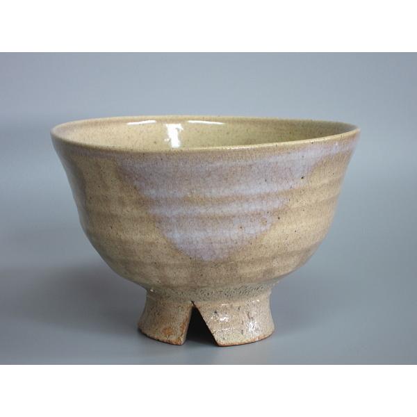 萩切高台茶碗　江月窯　共箱