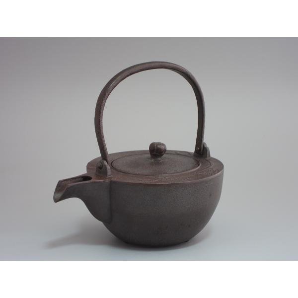 鉄銚子　松地紋　高橋敬典工房　共箱