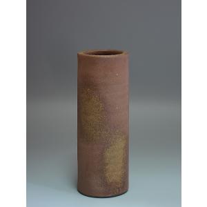 ●備前焼 花入★当院記す『こ』 〈高25.5cm 幅13cm〉 備前焼 花入 木箱入り | 木村興楽園