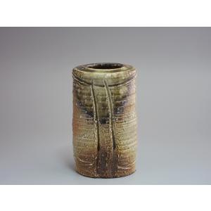 備前窯変耳付花入 岡田輝造 共箱 : 茶道具商 越中屋 - 通販 - Yahoo