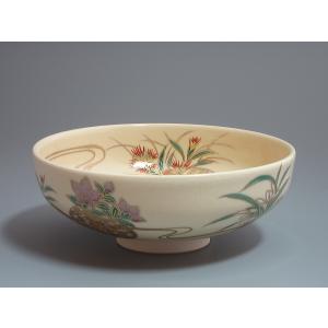 乾山写桔梗絵茶碗 佐久間芳丘造 共箱 : 茶道具商 越中屋 - 通販