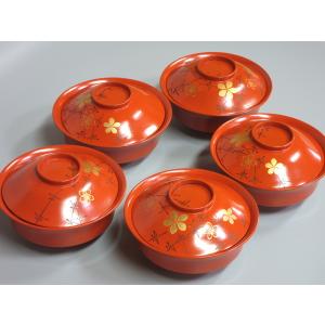 漆専堂　朱塗　黒網目　四つ椀　茶道具　茶会席 漆専堂 朱塗 黒網目 四つ椀 茶道具 茶会席