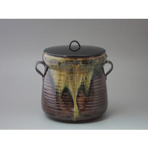 茶道具 水指 瀬戸一重口 加藤錦雄作 長谷窯 木箱入 茶道 茶道具 水指 瀬戸一重口 加藤錦雄作 長谷窯 木箱入 茶道