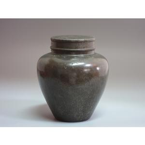 錫 茶心壺／茶入 四君子紋 「乾茂號造」在銘（本体のみ） : 茶道具商