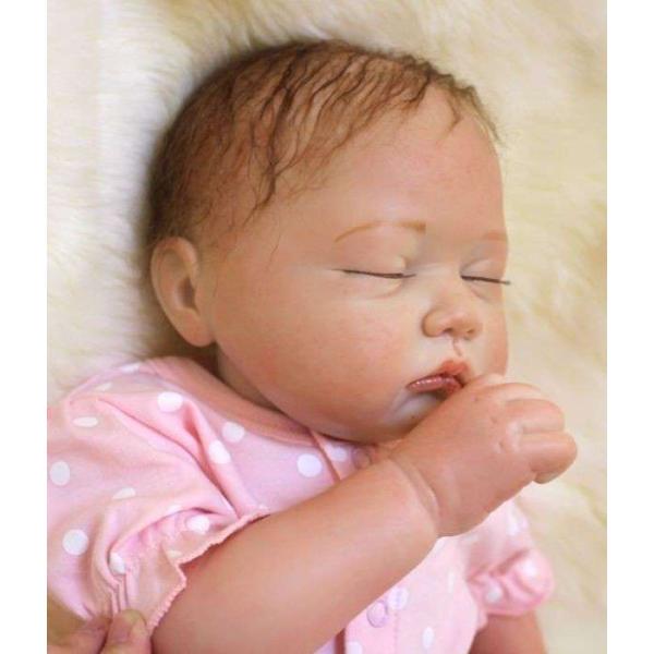リボーンドール 女の子 ねんね 抱っこ 寝顔 新生児 海外 ベビードール 赤ちゃん人形 プレゼント ...