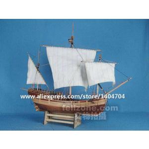 ★イタリア クラシック 木製 帆船 スケール 1/50 コロンブス 貿易商人 pinta 船 木製 ...