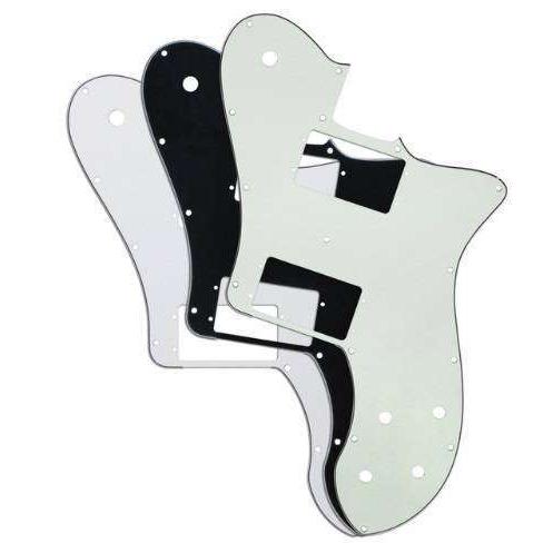 テレキャスターカスタム１枚3プライ アイボリーホワイトブラック メキシコ 72デラックス ピックガー...