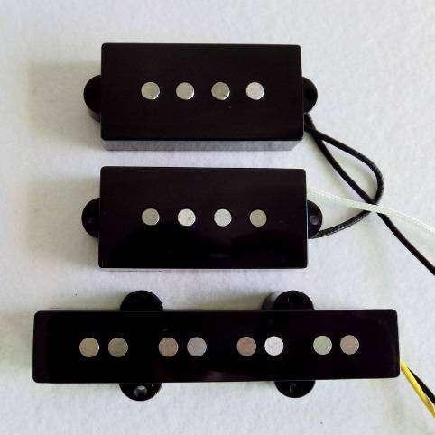 PJピックアップセットプレシジョン+ジャズベースアルニコ5マグ