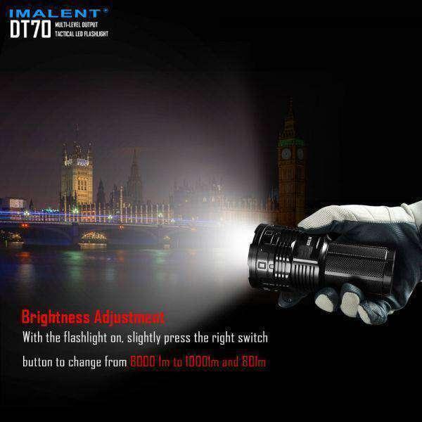 IMALENT 防水IPX-8 DT70 XHP70 16000LMUSB充電式ライト　USB懐中電...