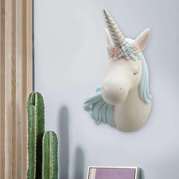 35CM Unicorn Head Wall デコ アニマル Art Sculpture Deer ...