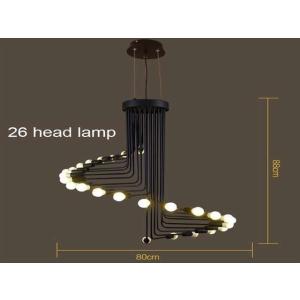 豪華ー 華麗 インテリア 装飾 螺旋26灯 ペンダントライト LED シャンデリア 天井 照明器具 ...