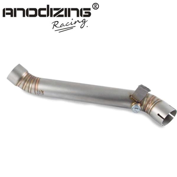 オートバイの排気マフラーエンジンハーフリンクスリップオンラウンドパイプカワサキZX10R ZX 10...