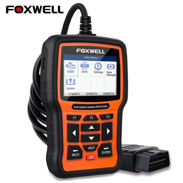 FOXWELL・NT510・エリート Bmw OBD2 f30 e46 e39 e60 e90 e3...