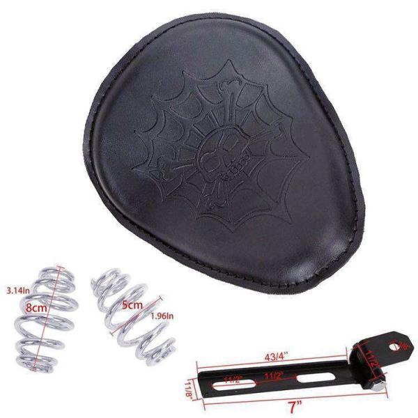 ソローシート サドルシート スカル ハーレー アメリカン シングル イージーライダース トランプ カ...