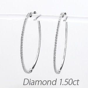 ダイヤモンド ピアス フープ ゴールド 18k ...の商品画像