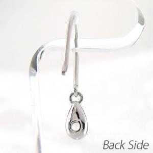 フックピアス ゴールド 10k ダイヤモンド ...の詳細画像3