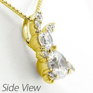 ネックレス ダイヤモンド ゴールド 18k ペ...の詳細画像2