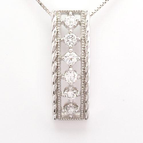 ダイヤモンド ネックレス レディース ゴールド 10k ペンダント アンティーク ミル 縄 ツイスト...