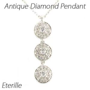 ダイヤモンド ネックレス レディース プラチナ 900 ペンダント