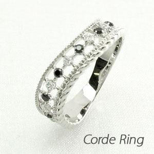 ブラックダイヤモンド リング 指輪 レディース ダイヤ アンティーク ミル プラチナ 900 バレン...