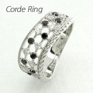 ブラックダイヤモンド リング 指輪 レディース ゴールド k10 10k ダイヤ アンティーク ミル...