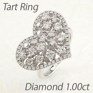 ハート リング 指輪 レディース ゴールド 10k ダイヤモンド アンティーク 透かし 2段 重ね ...