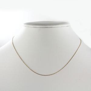 ネックレス チェーン ゴールド 小豆 アズキ 華奢 k18 18k 18金