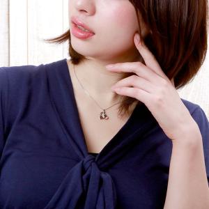 ハート ネックレス ダイヤモンド k18 18...の詳細画像4