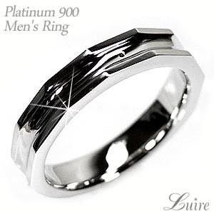 リング メンズ ストレート シンプル 結婚指輪 Pt900プラチナ プレゼント マリッジ 母の日