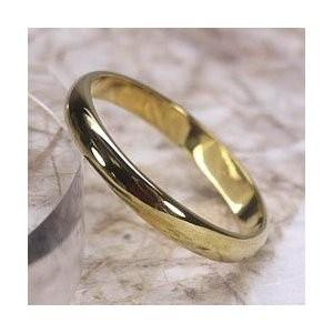 リング 結婚 シンプル レディース マリッジ k18ゴールド 甲丸 指輪 バレンタイン
