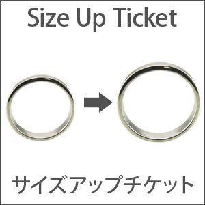 リングサイズアップチケット1500円(SV925 -3.5mm -6号) 母の日 プレゼント ギフト