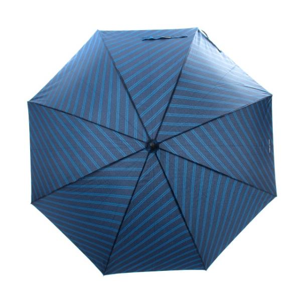 紳士 ストライプ プリント 長傘 COMME des COMME ジャンプタイプで使いやすい 防水 ...