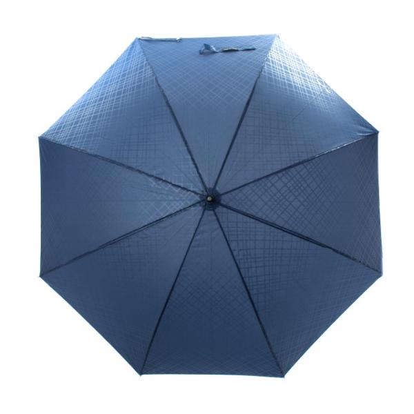 紳士 バイヤス格子 プリント 長傘 COMME des COMME ジャンプタイプで使いやすい 防水...