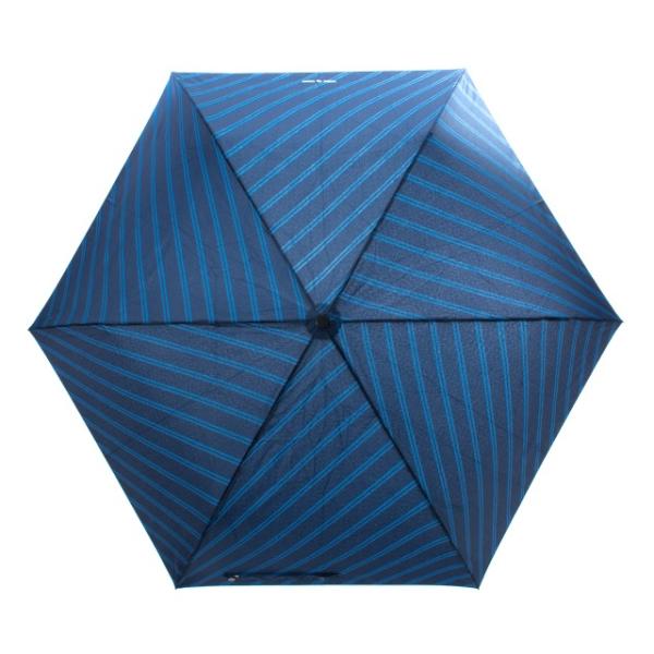 紳士 ストライプ プリント ミニ傘 COMME des COMME 簡単開閉タイプで使いやすい 防水...