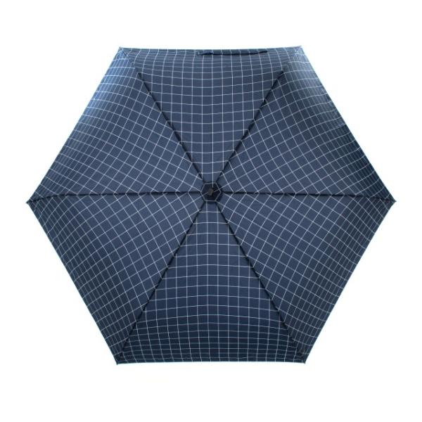 フラット型でバックの隙間に収納しやすい傘！ 超大判！ 雨 耐風骨ミニ傘 ７０cm 6本骨  使いやす...