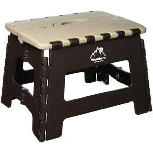 丸和貿易 ワンデルン フォールディングステップ ブラウン サイズ：約W29 D22 H22 4008665-01