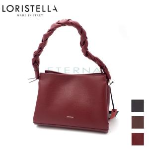 LORISTELLA ロリステッラ 2548 レディース バッグ ショルダー ハンド レザー 2way 柔らかい 上品 きれいめ 大人 赤 黒 茶色 送料無料｜eterna