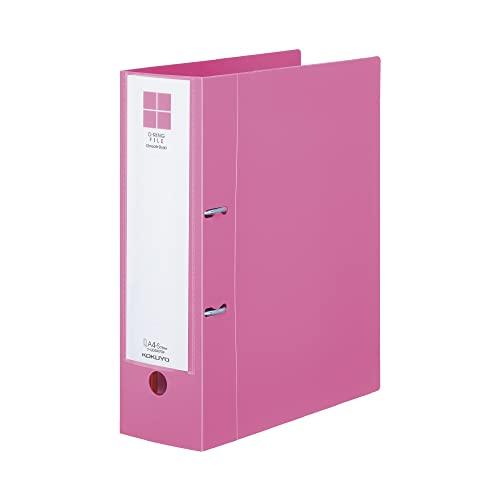 コクヨ(KOKUYO) Dリングファイル スムーススタイル A4 2穴 700枚収容 ピンク フ-U...