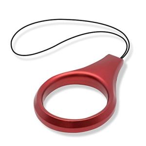 エレコム スマートフォン用ストラップ フィンガーストラップ レッド